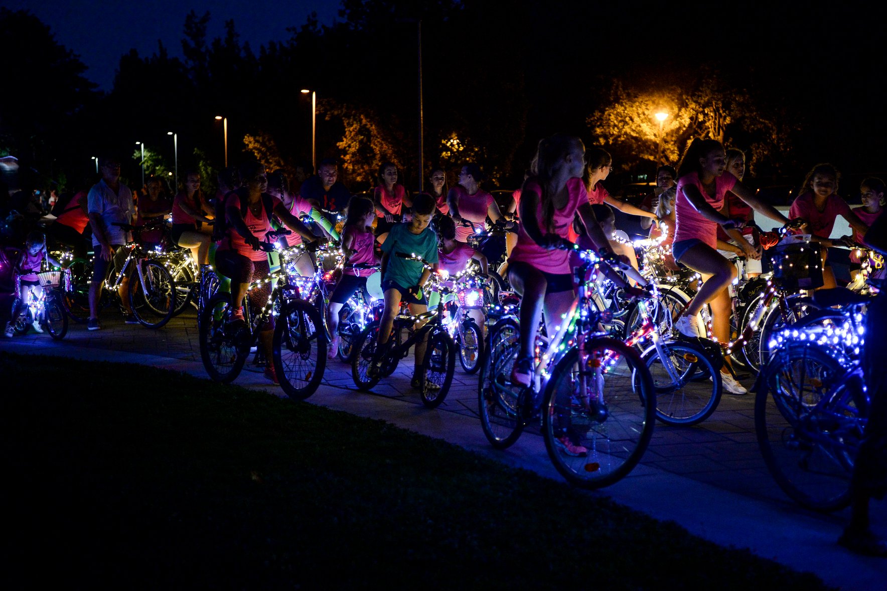 Night Ride Night Bike Parade visitdebrecen